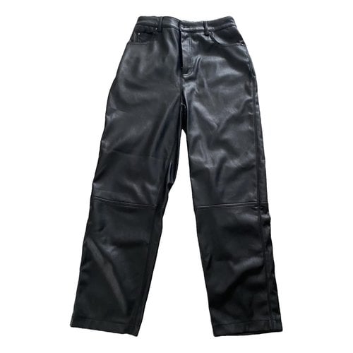 Pre-owned Ted Baker Slim Pants In Black