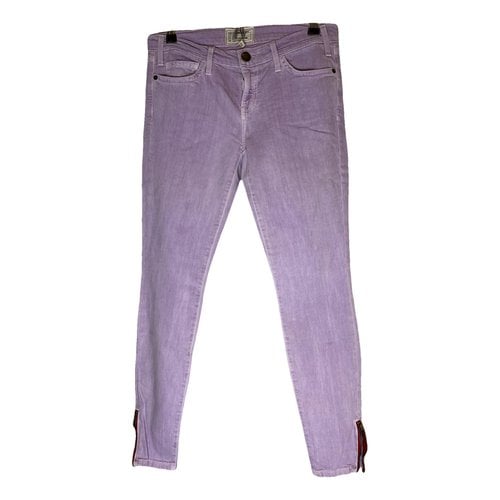 Pre-owned Current Elliott Jeans In Purple
