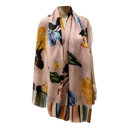 Pre-owned Paul Smith Silk Stole In Pink