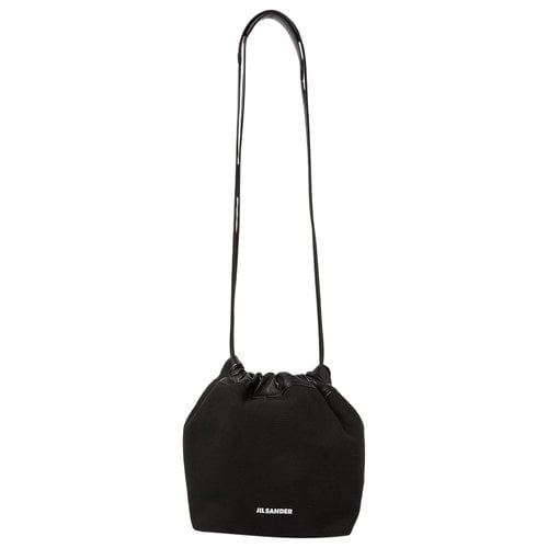 Pre-owned Jil Sander Leather Handbag In Black
