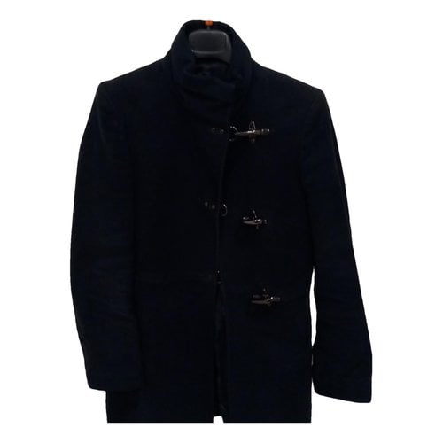 Pre-owned Fay Coat In Blue