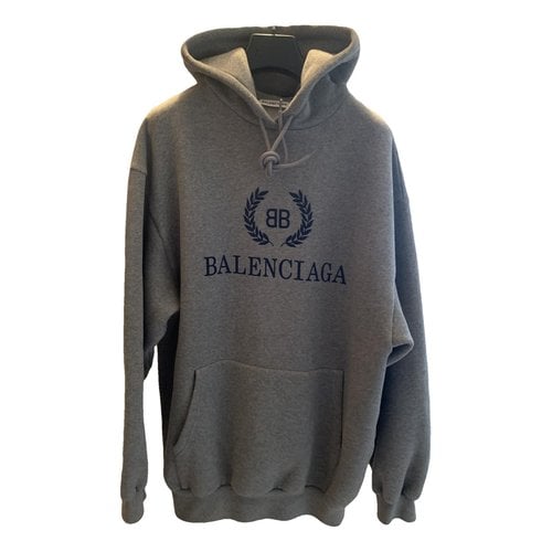 Pre-owned Balenciaga Sweatshirt In Grey