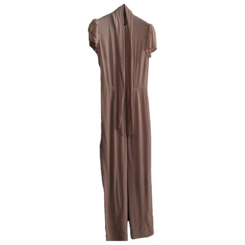 Pre-owned Reformation Jumpsuit In Beige