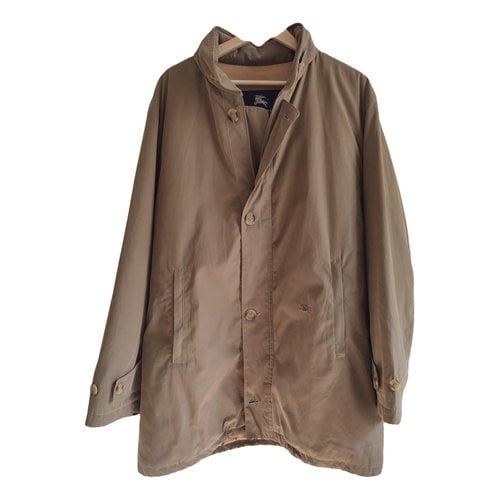 Pre-owned Burberry Peacoat In Brown