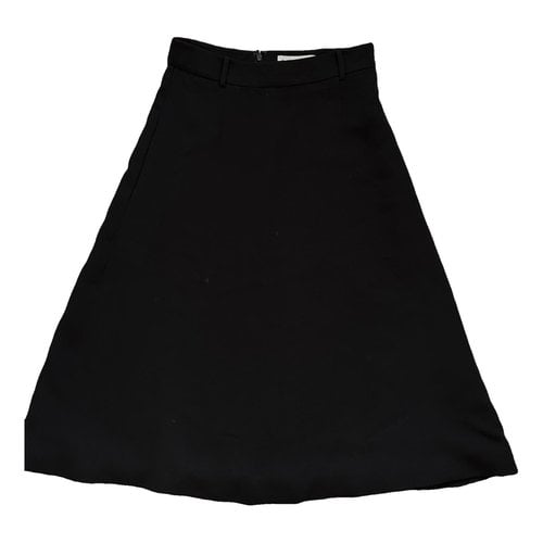 Pre-owned Self-portrait Mid-length Skirt In Black