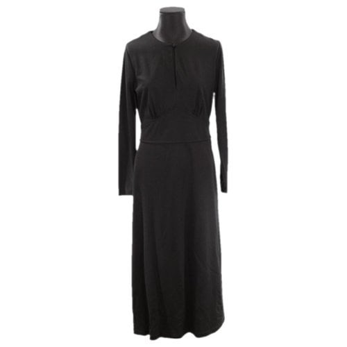 Pre-owned Lk Bennett Maxi Dress In Black