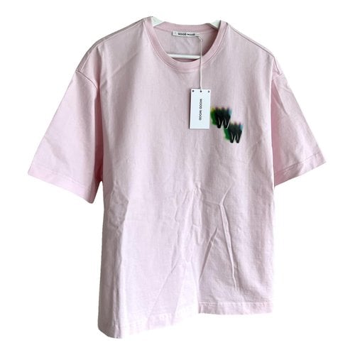 Pre-owned Wood Wood T-shirt In Pink