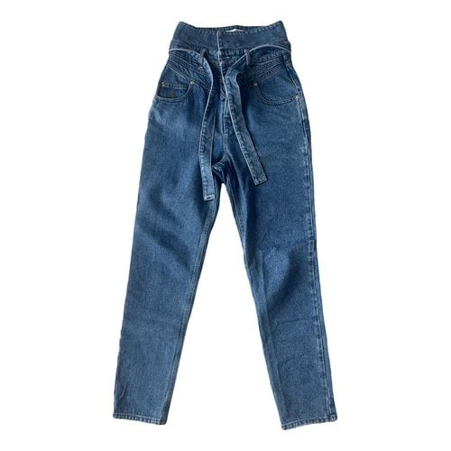 Pre-owned Attico Jeans In Blue
