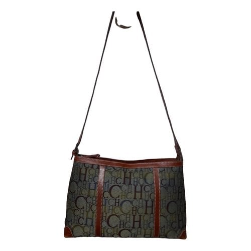 Pre-owned Carolina Herrera Cloth Handbag In Multicolour