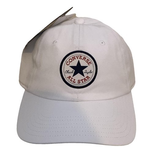 Pre-owned Converse Hat In White