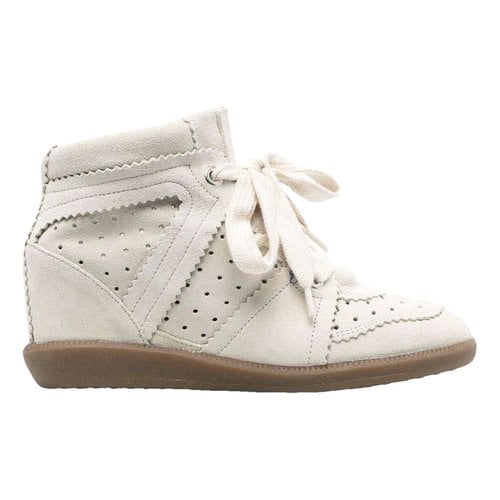 Pre-owned Isabel Marant Étoile Trainers In Beige