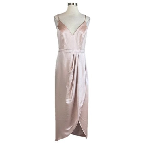 Pre-owned Xscape Maxi Dress In Pink