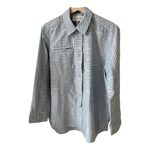 Pre-owned Munthe Shirt In Blue
