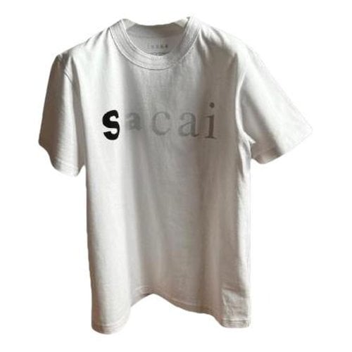 Pre-owned Sacai T-shirt In White