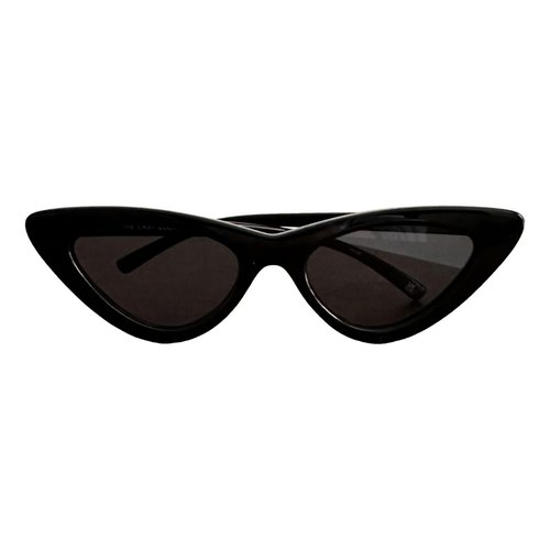 Pre-owned Le Specs Sunglasses In Black