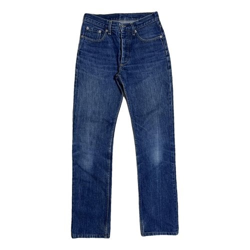 Pre-owned Helmut Lang Slim Jeans In Blue