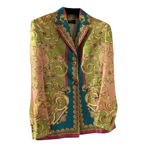 Pre-owned Versace Silk Blazer In Other