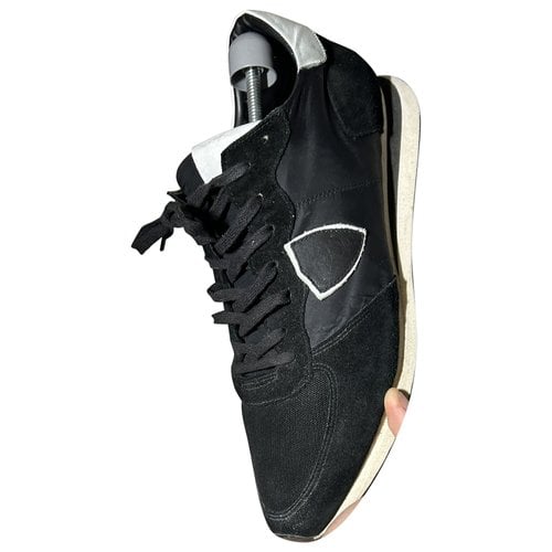 Pre-owned Philippe Model Low Trainers In Black