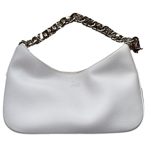 Pre-owned Christian Louboutin Leather Handbag In White