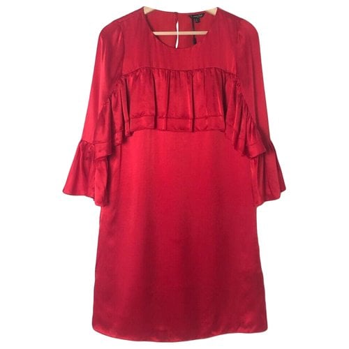 Pre-owned Massimo Dutti Mini Dress In Red