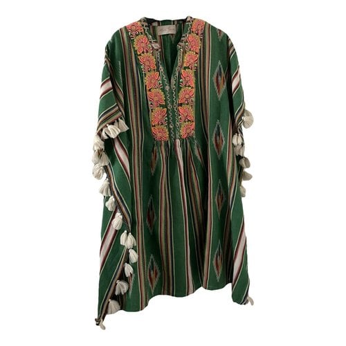 Pre-owned Miss June Tunic In Green