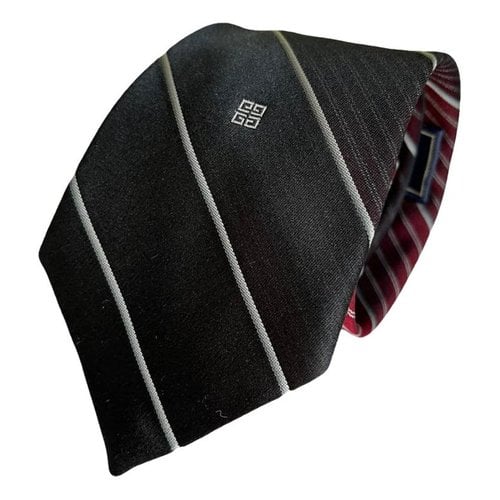 Pre-owned Givenchy Tie In Black