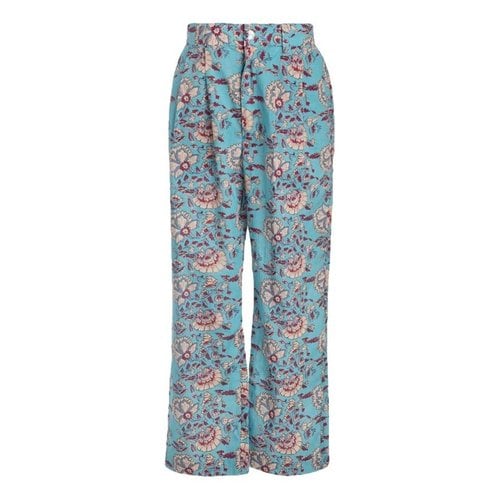 Pre-owned Alix Of Bohemia Trousers In Blue