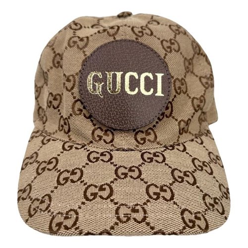 Pre-owned Gucci Cap In Brown