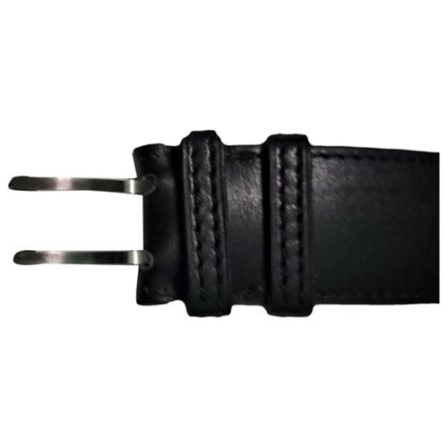 Pre-owned Jm Weston Leather Belt In Black