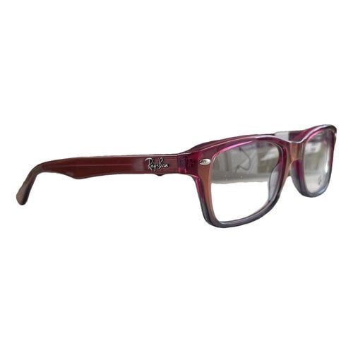 Pre-owned Ray Ban Sunglasses In Red