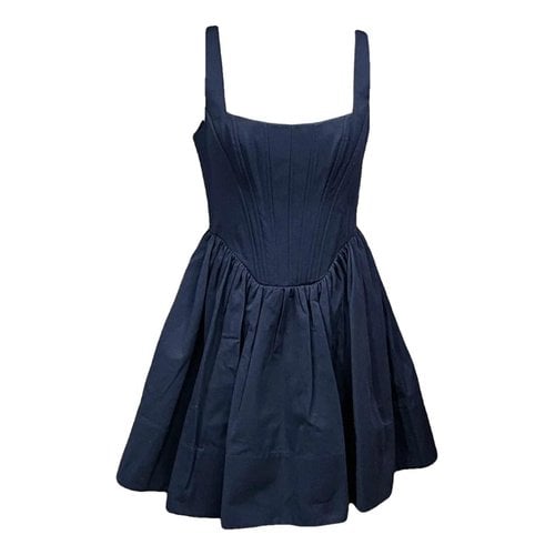 Pre-owned Staud Mini Dress In Blue