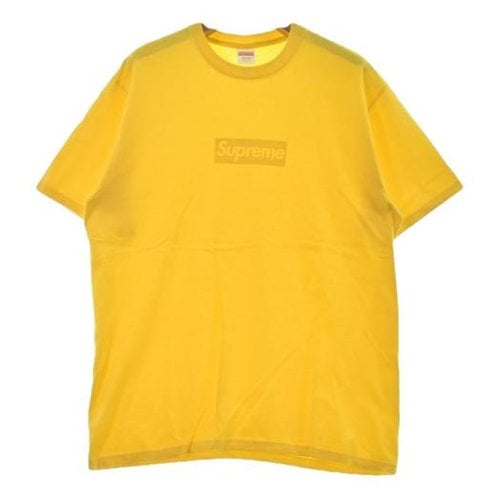 Pre-owned Supreme T-shirt In Yellow