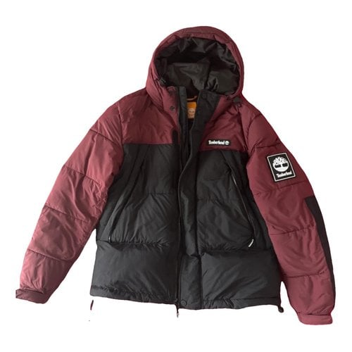 Pre-owned Timberland Jacket In Burgundy