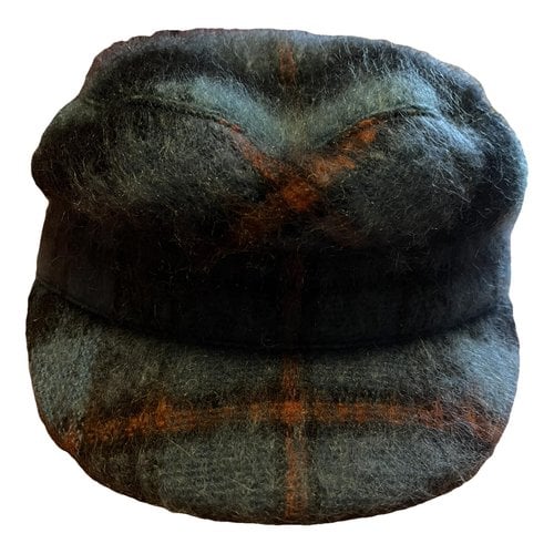 Pre-owned Anthony Peto Wool Beret In Blue