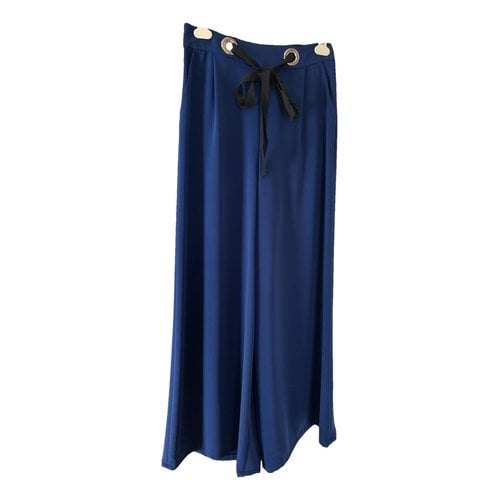Pre-owned Annie P Large Pants In Blue