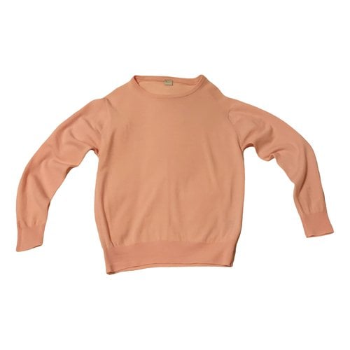 Pre-owned John Smedley Wool Jumper In Pink