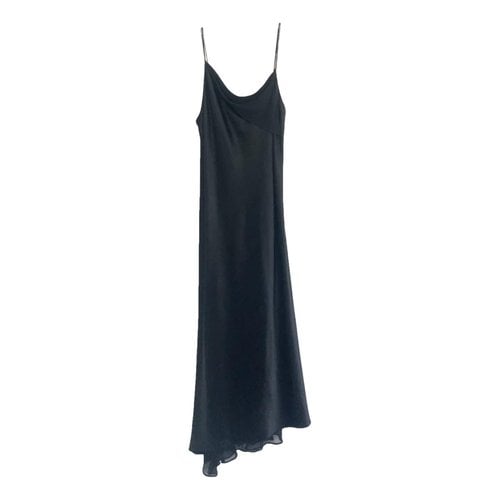 Pre-owned Donna Karan Maxi Dress In Black