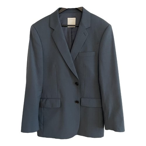 Pre-owned Sandro Fall Winter 2020 Wool Suit In Blue
