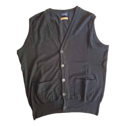 Pre-owned Drake's Wool Vest In Green