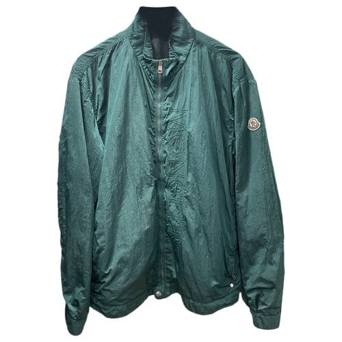 Pre-owned Moncler Vest In Green