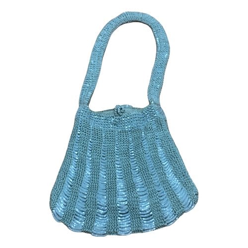 Pre-owned Loewe Wool Handbag In Blue