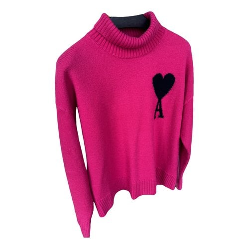 Pre-owned Ami Alexandre Mattiussi Wool Sweatshirt In Pink