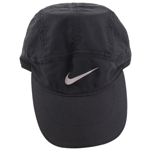 Pre-owned Nike Cloth Hat In Black