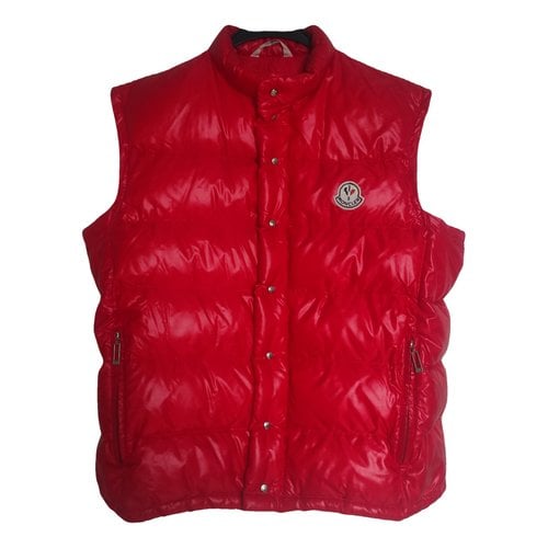 Pre-owned Moncler Sleeveless Vest In Red