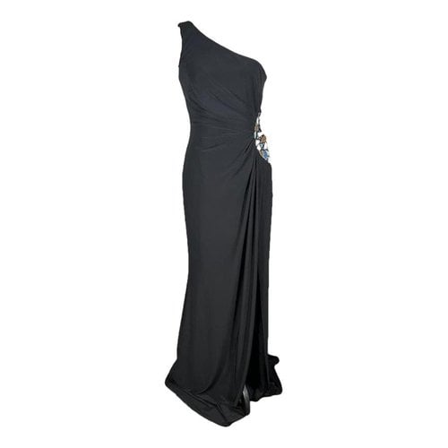 Pre-owned Xscape Maxi Dress In Black