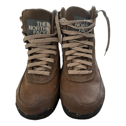 Pre-owned The North Face Leather Boots In Brown
