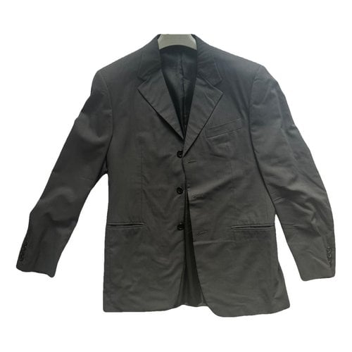 Pre-owned Prada Wool Suit In Grey
