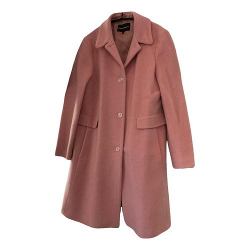Pre-owned Emporio Armani Coat In Pink
