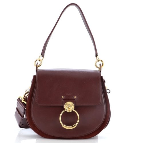 Pre-owned Chloé Leather Handbag In Red