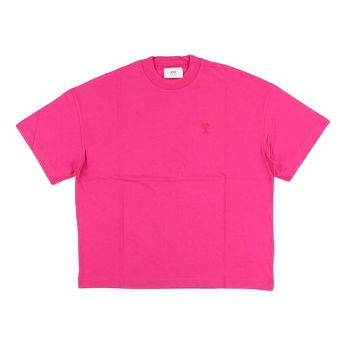 Pre-owned Ami Alexandre Mattiussi T-shirt In Pink